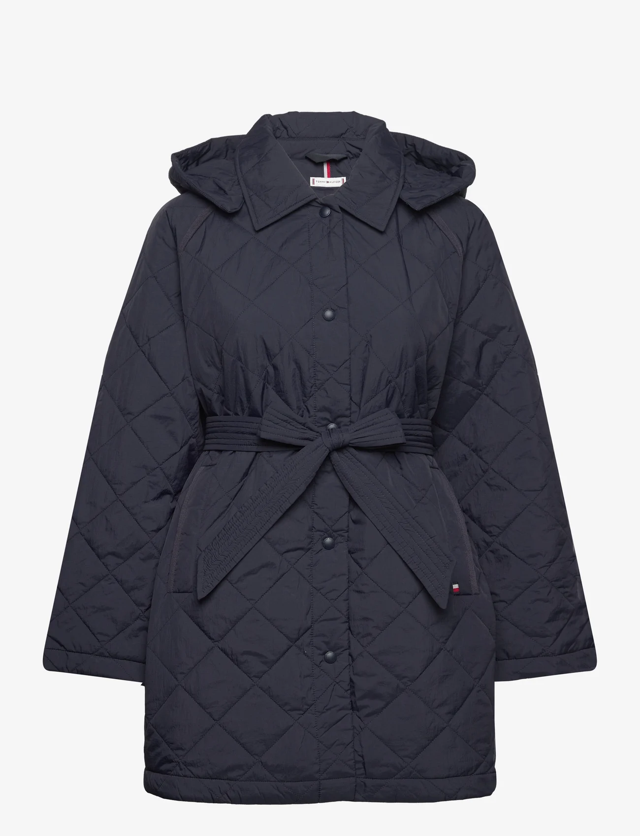 Tommy Hilfiger - QUILTED LW PADDED COAT - pikowana - desert sky - 0