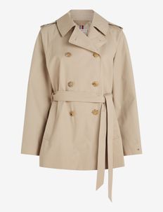 COTTON SHORT TRENCH, Tommy Hilfiger