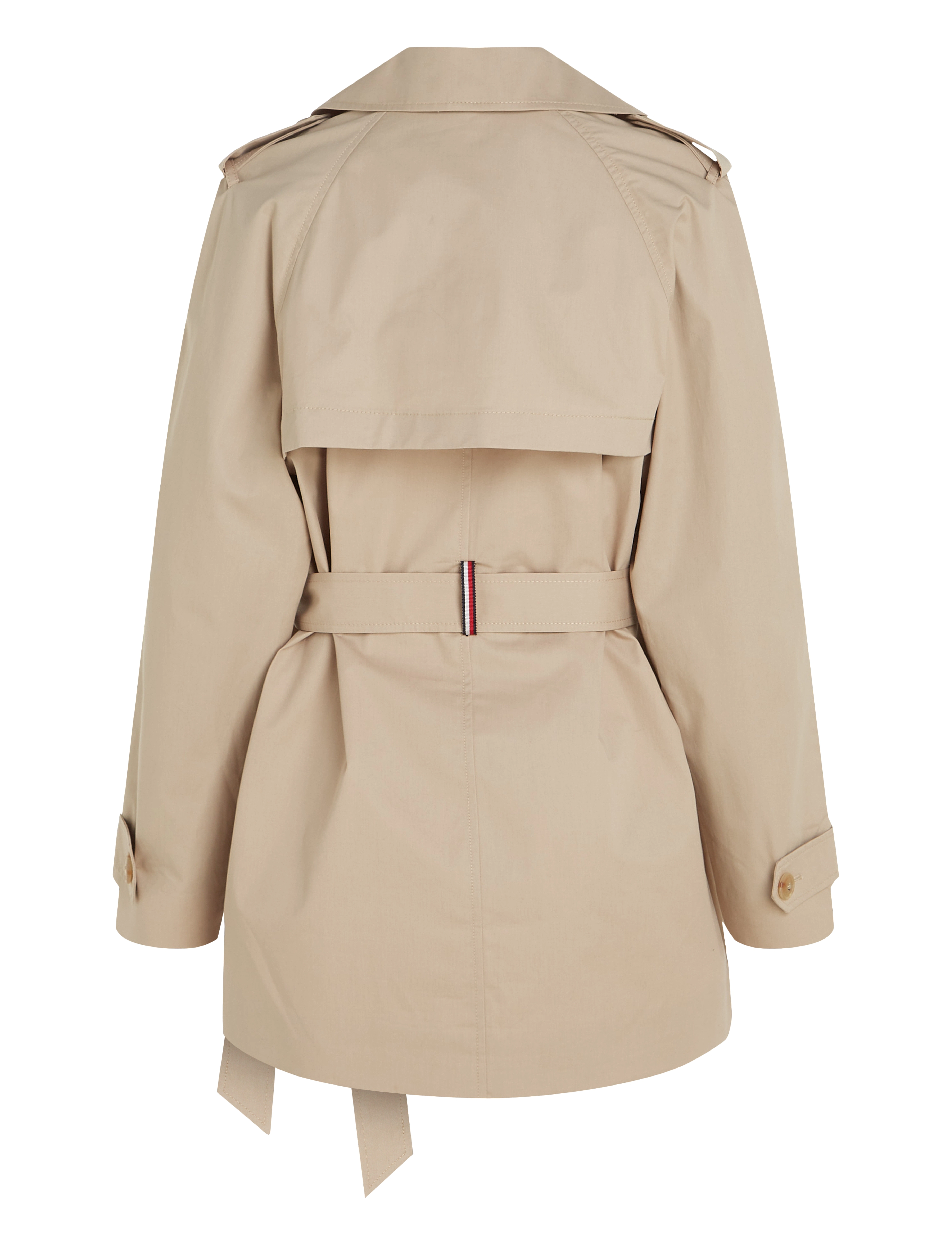 Tommy Hilfiger - COTTON SHORT TRENCH - beige - 4