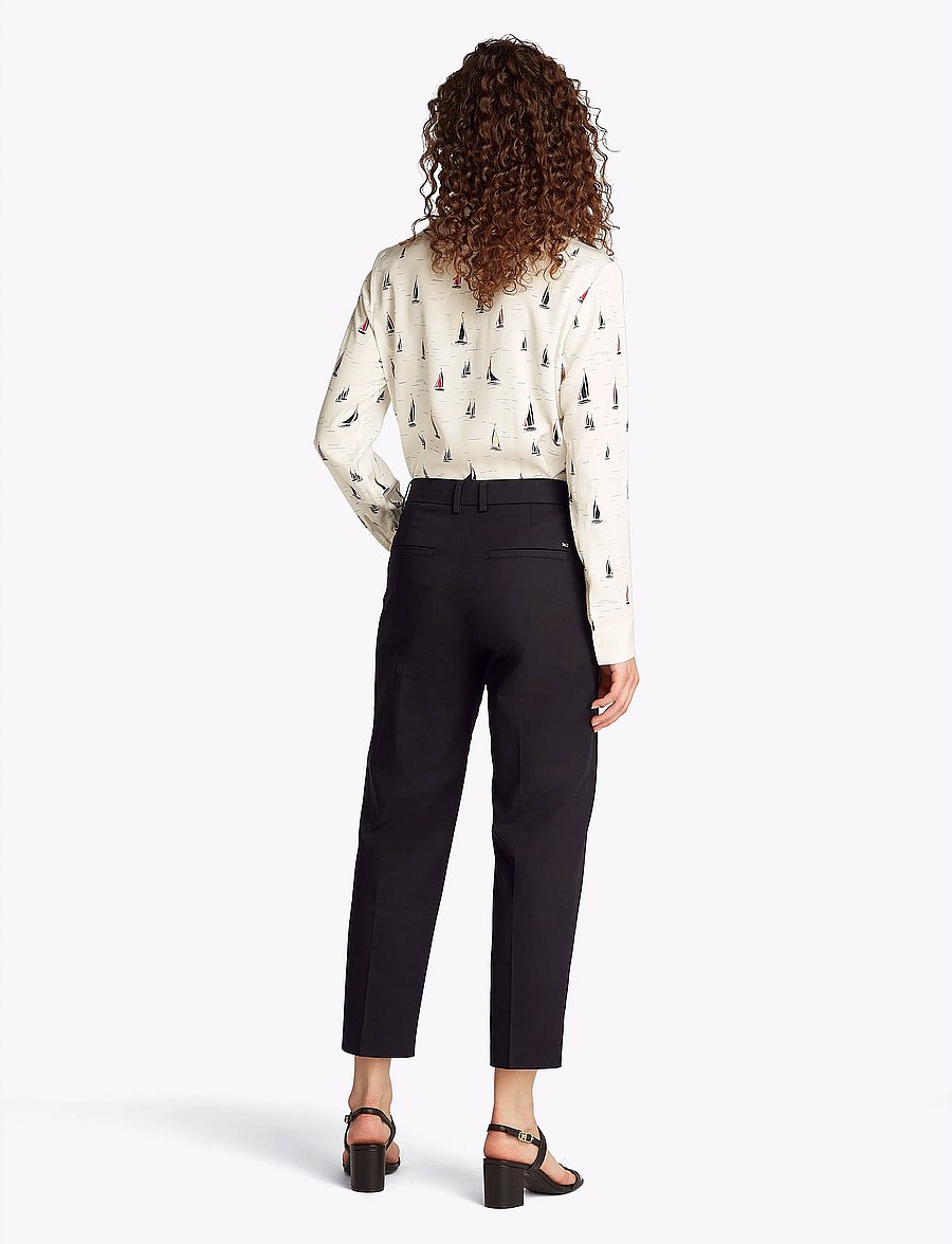 Tommy Hilfiger - CO SLIM STRAIGHT CHINO - chinos - black - 3