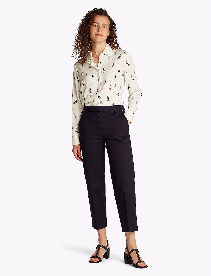 Tommy Hilfiger - CO SLIM STRAIGHT CHINO - chinos - black - 4