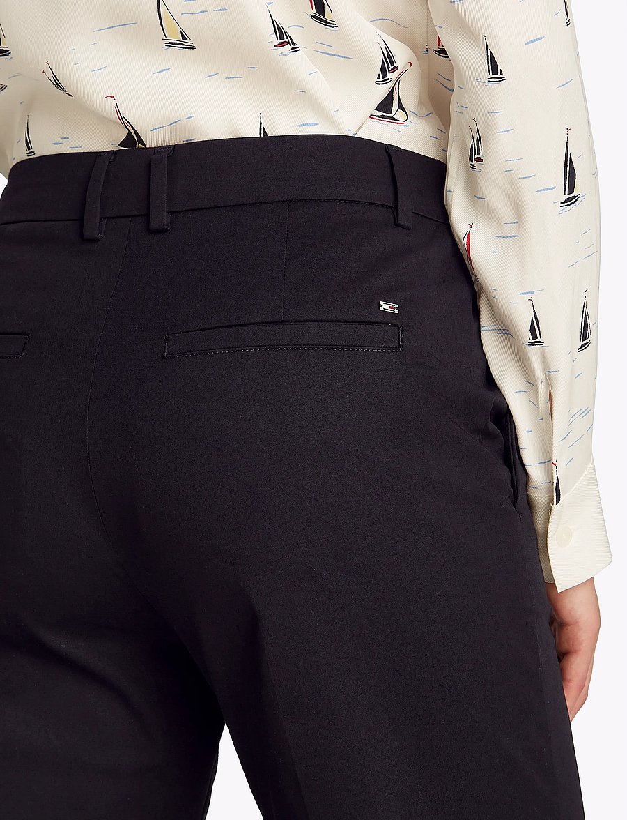 Tommy Hilfiger - CO SLIM STRAIGHT CHINO - chinos - black - 5