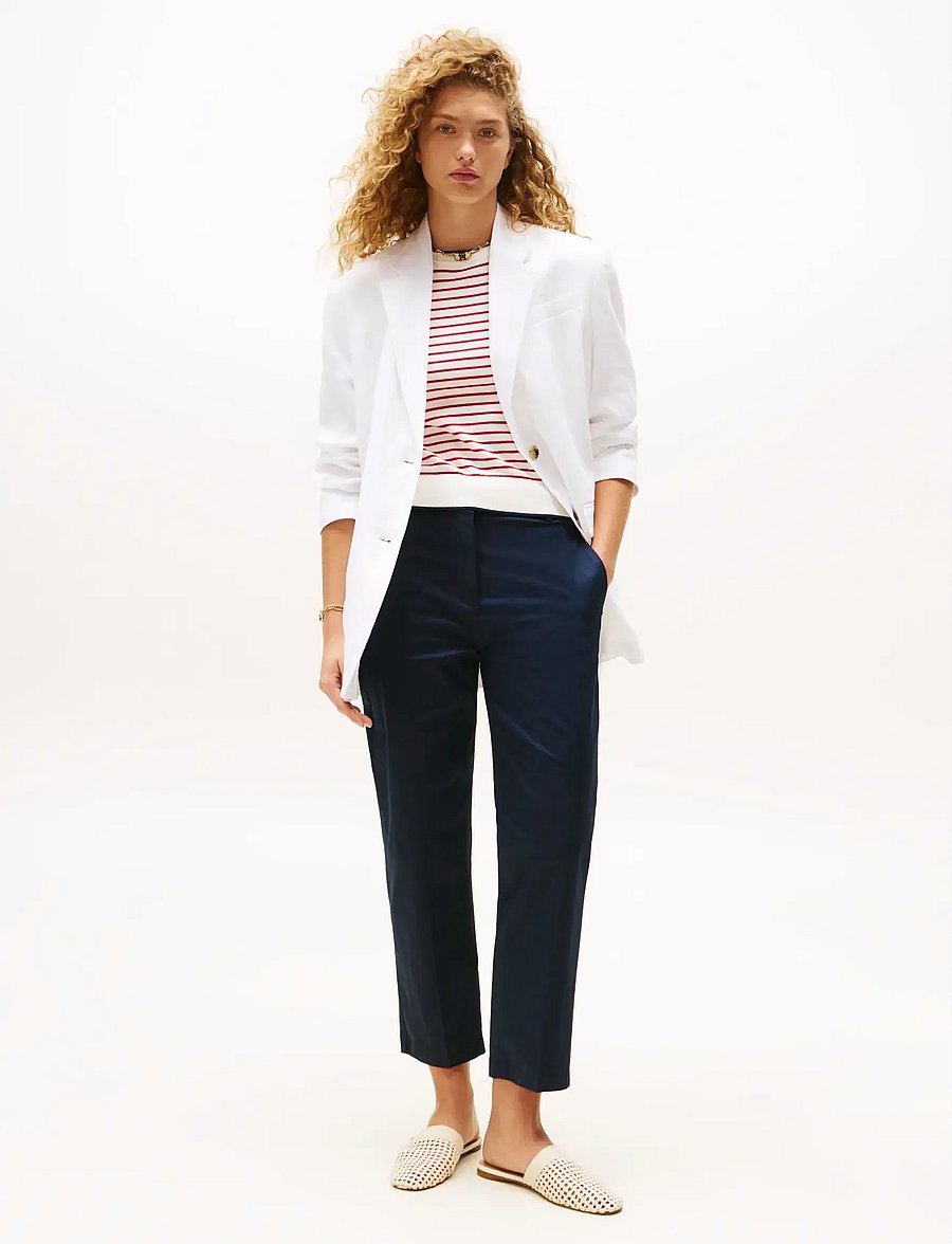 Tommy Hilfiger - CO SLIM STRAIGHT CHINO - chinos - dark night navy - 3