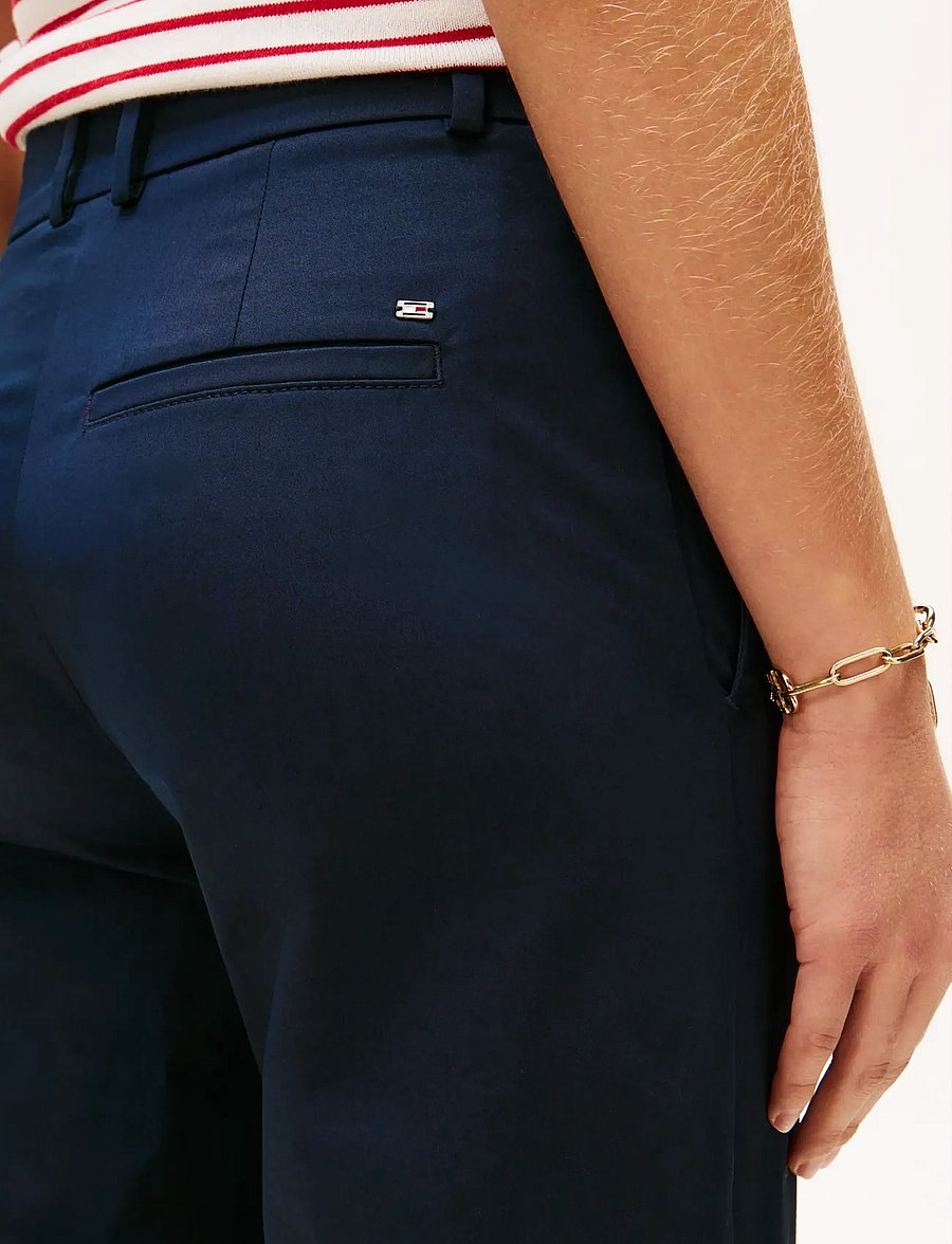 Tommy Hilfiger - CO SLIM STRAIGHT CHINO - chinos - dark night navy - 4