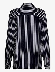 Tommy Hilfiger - FLUID VISCOSE CREPE SHIRT - long-sleeved shirts - blue stripe - 1