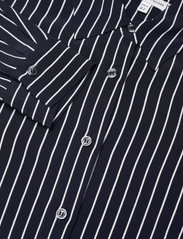 Tommy Hilfiger - FLUID VISCOSE CREPE SHIRT - long-sleeved shirts - blue stripe - 2