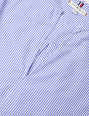 Tommy Hilfiger - COTTON STP V-NECK BLOUSE - blūzes ar garām piedurknēm - blue stripe - 2