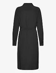 Tommy Hilfiger - FLUID VISCOSE CREPE KNEE DRESS - marškinių tipo suknelės - black - 1