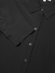 Tommy Hilfiger - FLUID VISCOSE CREPE KNEE DRESS - skjortklänningar - black - 2