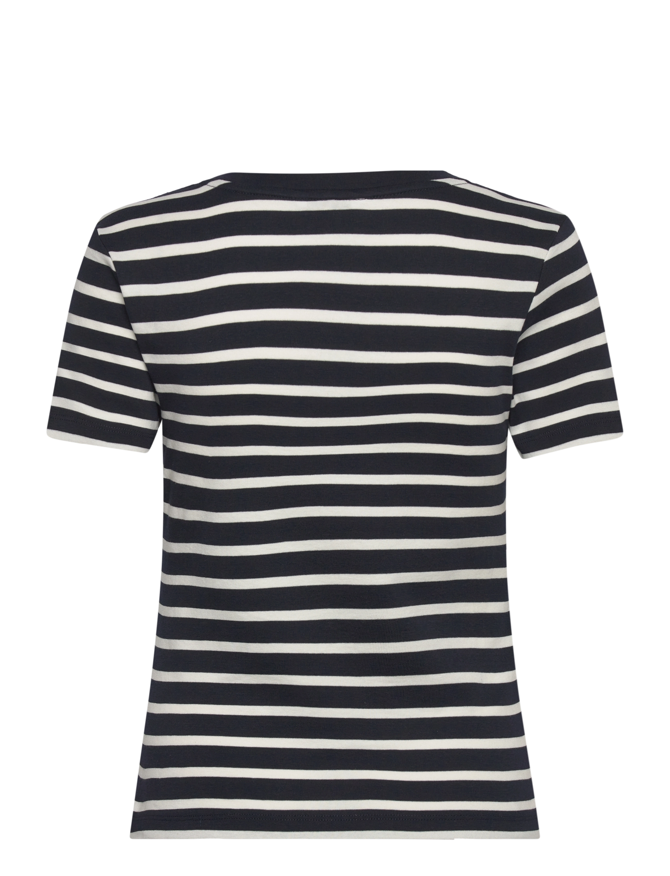Tommy Hilfiger - CODY SLIM V-NK S/S T-SHIRT - t-shirts - nos breton navy blue   ecru - 2
