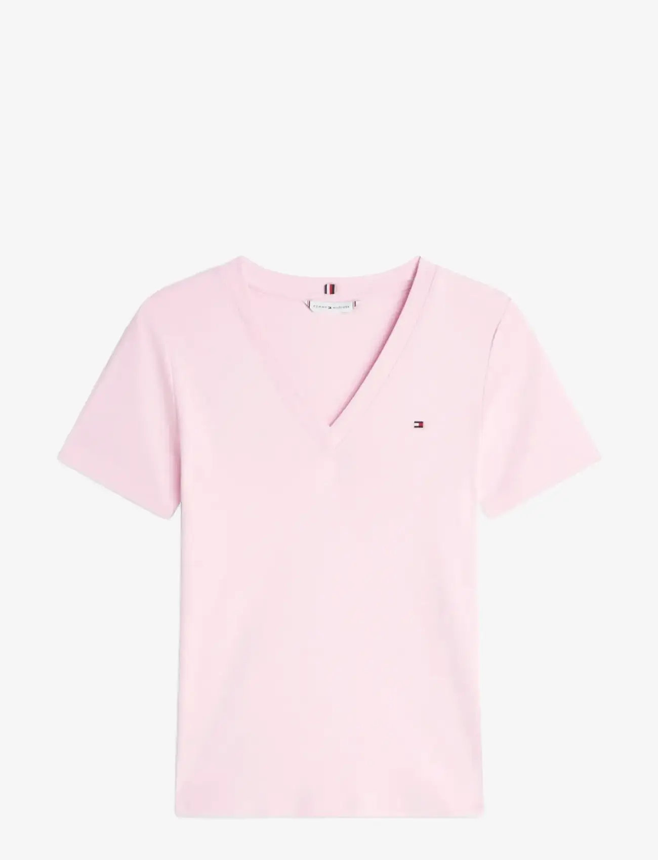 Tommy Hilfiger - SLIM CODY V-NK SS - t-shirts - bonita pink - 1