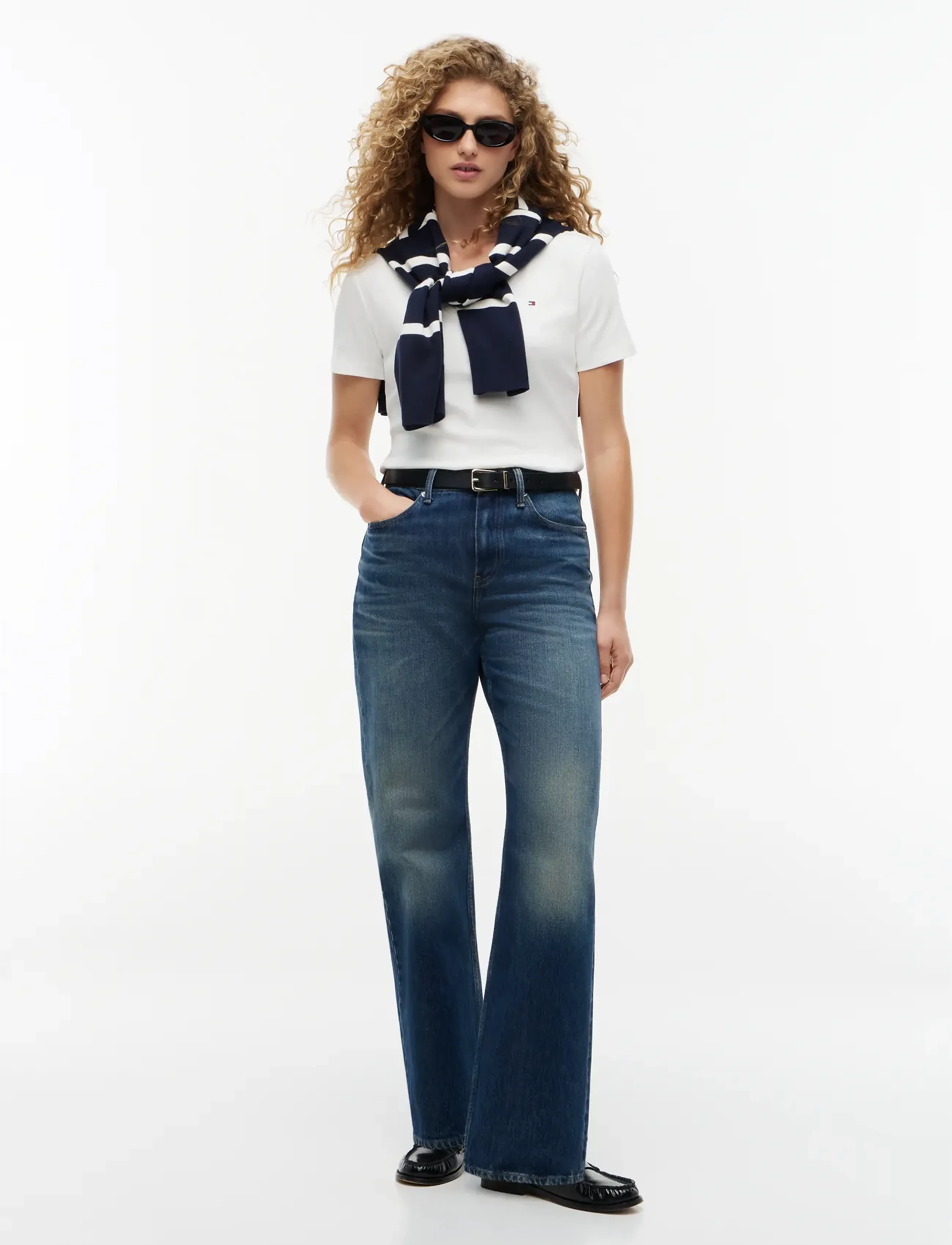 Tommy Hilfiger - CODY SLIM V-NK S/S T-SHIRT - t-shirts - nos ecru - 5