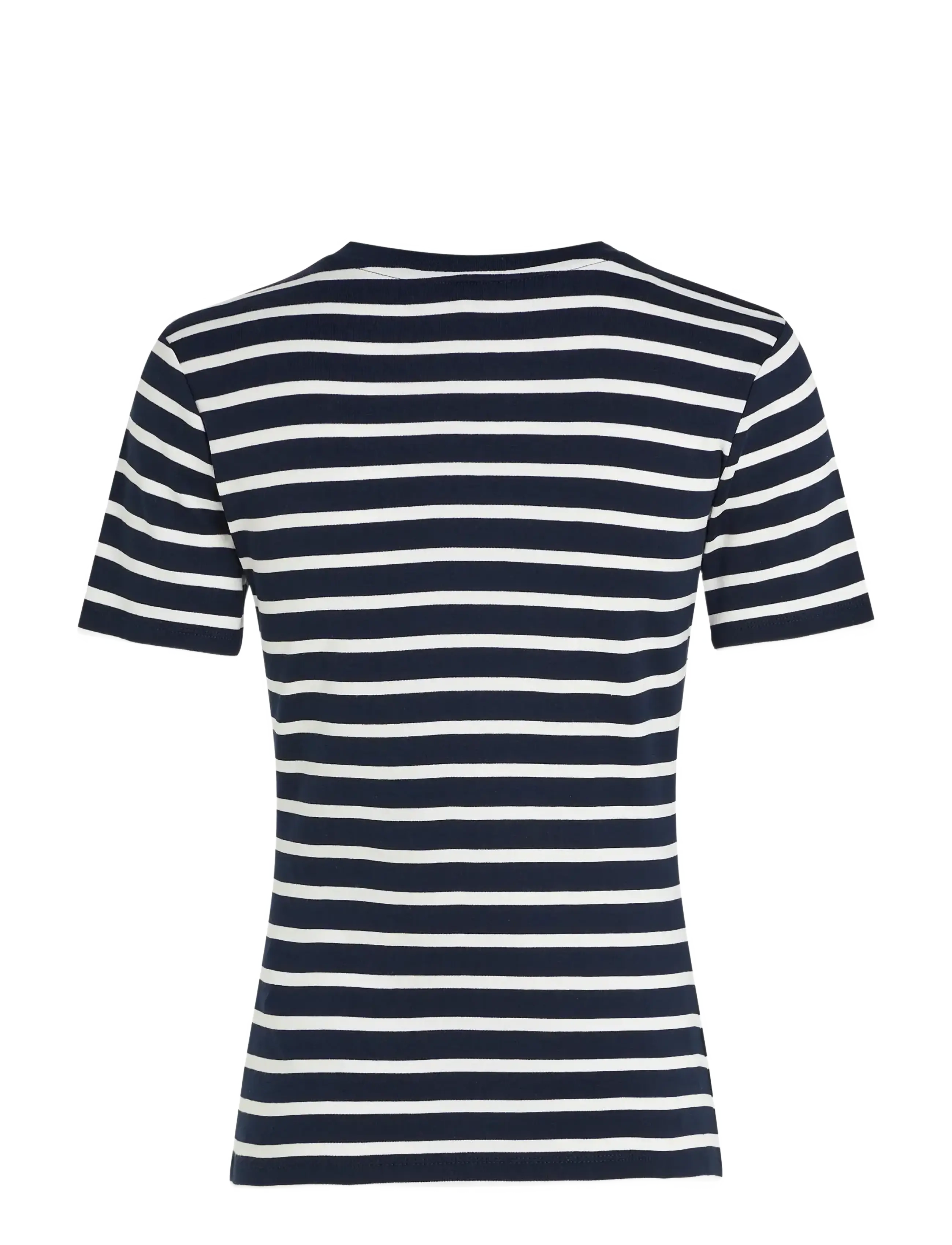 Tommy Hilfiger - CODY SLIM C-NK S/S T-SHIRT - t-shirts - breton stripe dark night   ecru - 2
