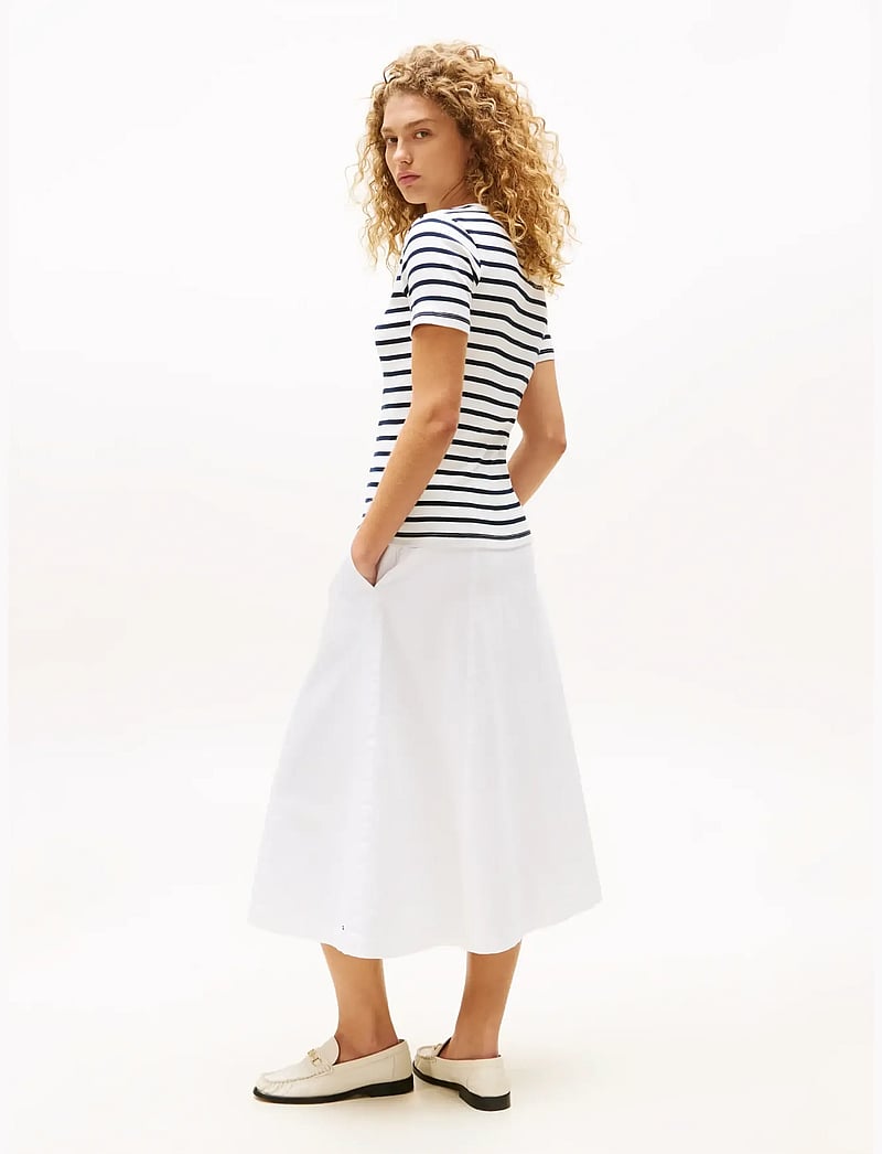 Tommy Hilfiger - SLIM CODY C-NK SS - t-särgid - breton ecu dark night navy - 2