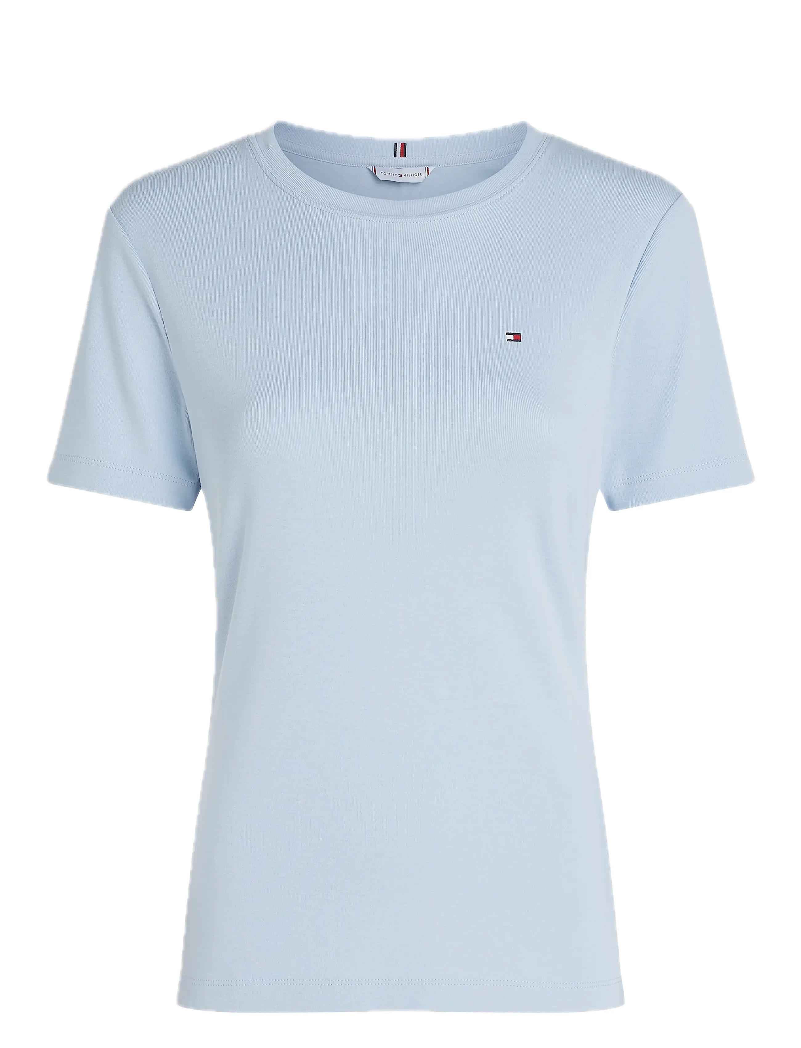 Tommy Hilfiger SLIM CODY C-NK SS - T-shirts & Tops - BREEZY BLUE / blue