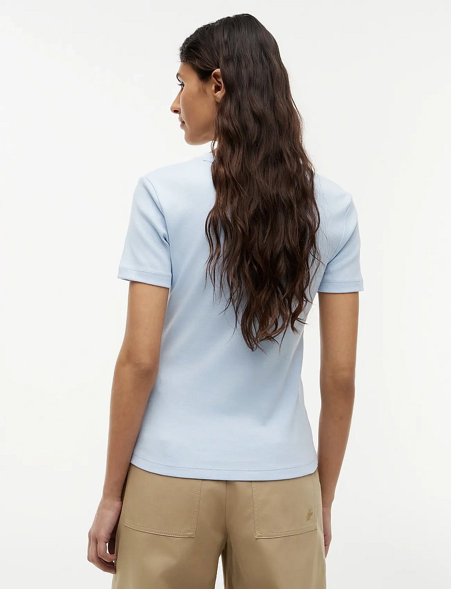 Tommy Hilfiger - SLIM CODY C-NK SS - t-shirts - breezy blue - 3