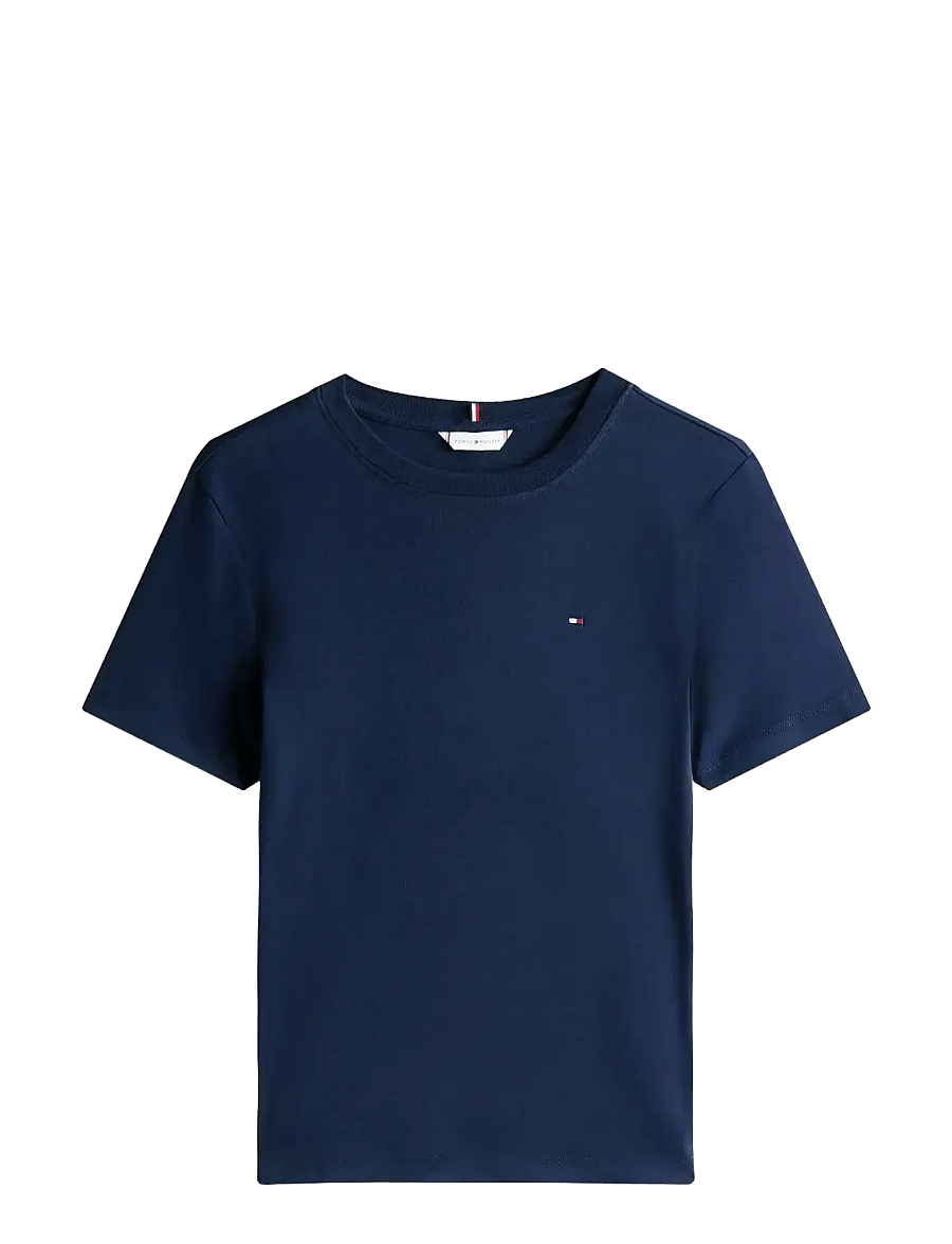 Tommy Hilfiger - SLIM CODY C-NK S/S TEE - t-shirts - dark night navy - 1