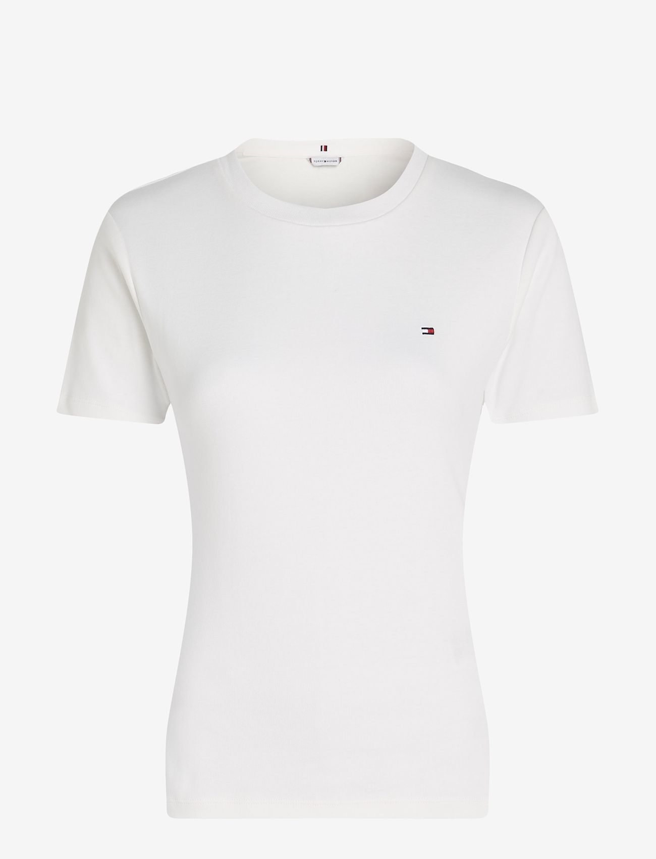 Tommy Hilfiger - SLIM CODY C-NK SS - t-särgid - ecru - 1