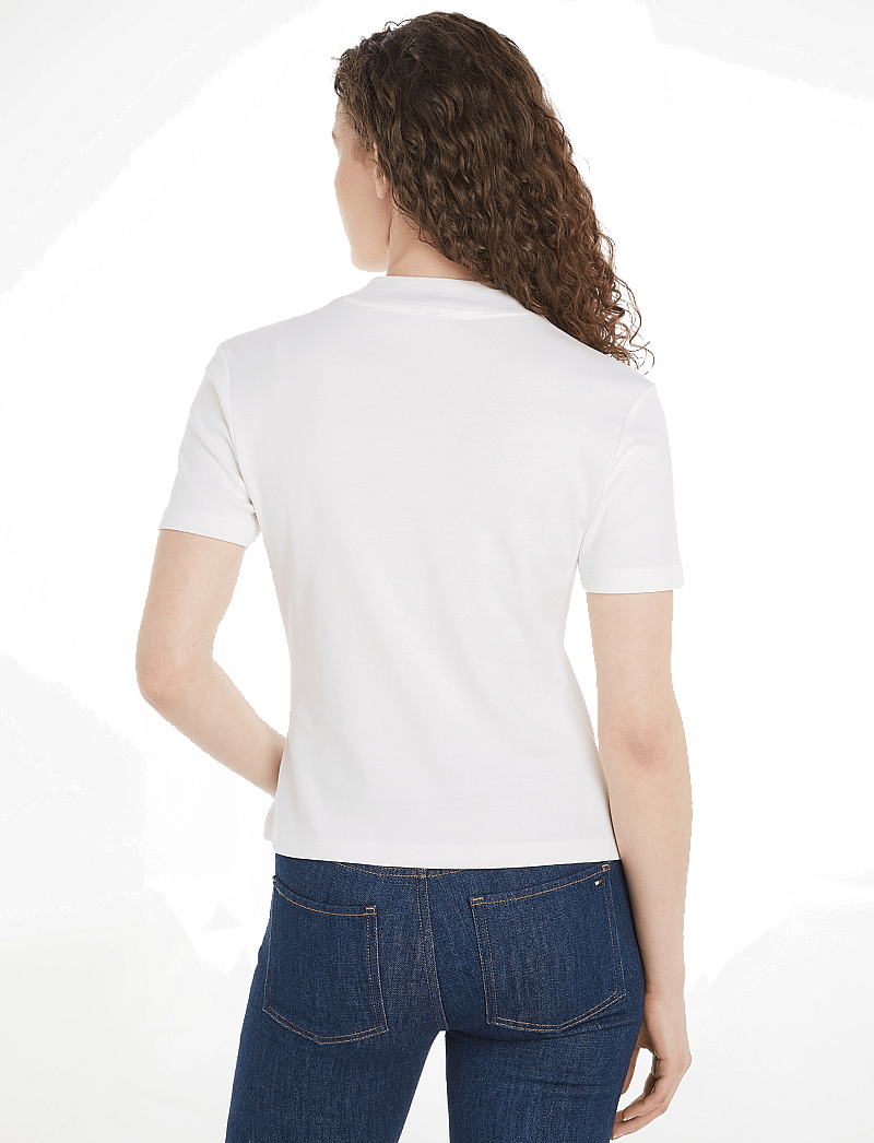 Tommy Hilfiger - SLIM CODY C-NK SS - t-shirts - ecru - 3