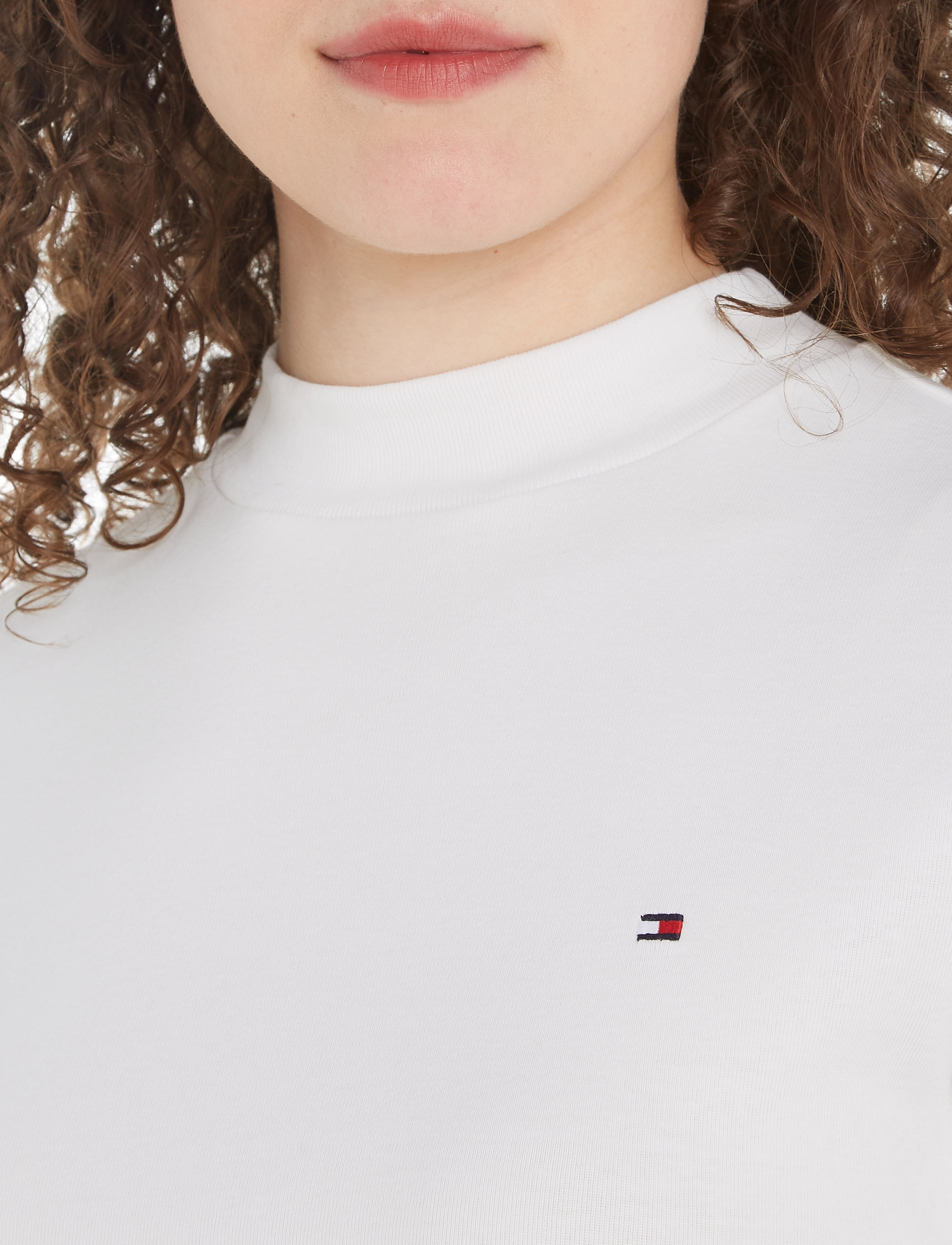 Tommy Hilfiger - CODY SLIM C-NK S/S T-SHIRT - t-särgid - ecru - 4