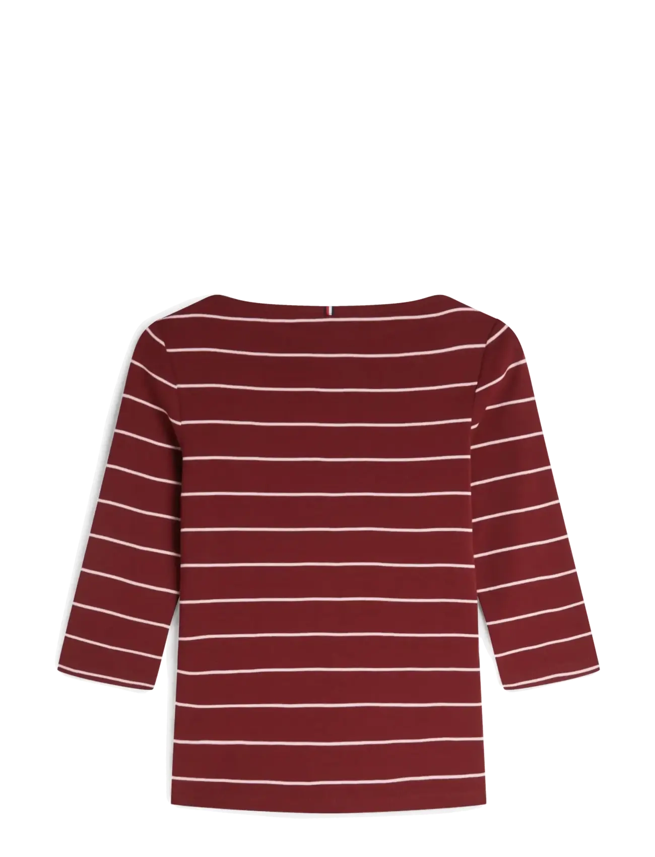 Tommy Hilfiger - CODY SLIM BOAT-NK 3/4 SLV - langærmede toppe - fine stp liberty red bonita pink - 2