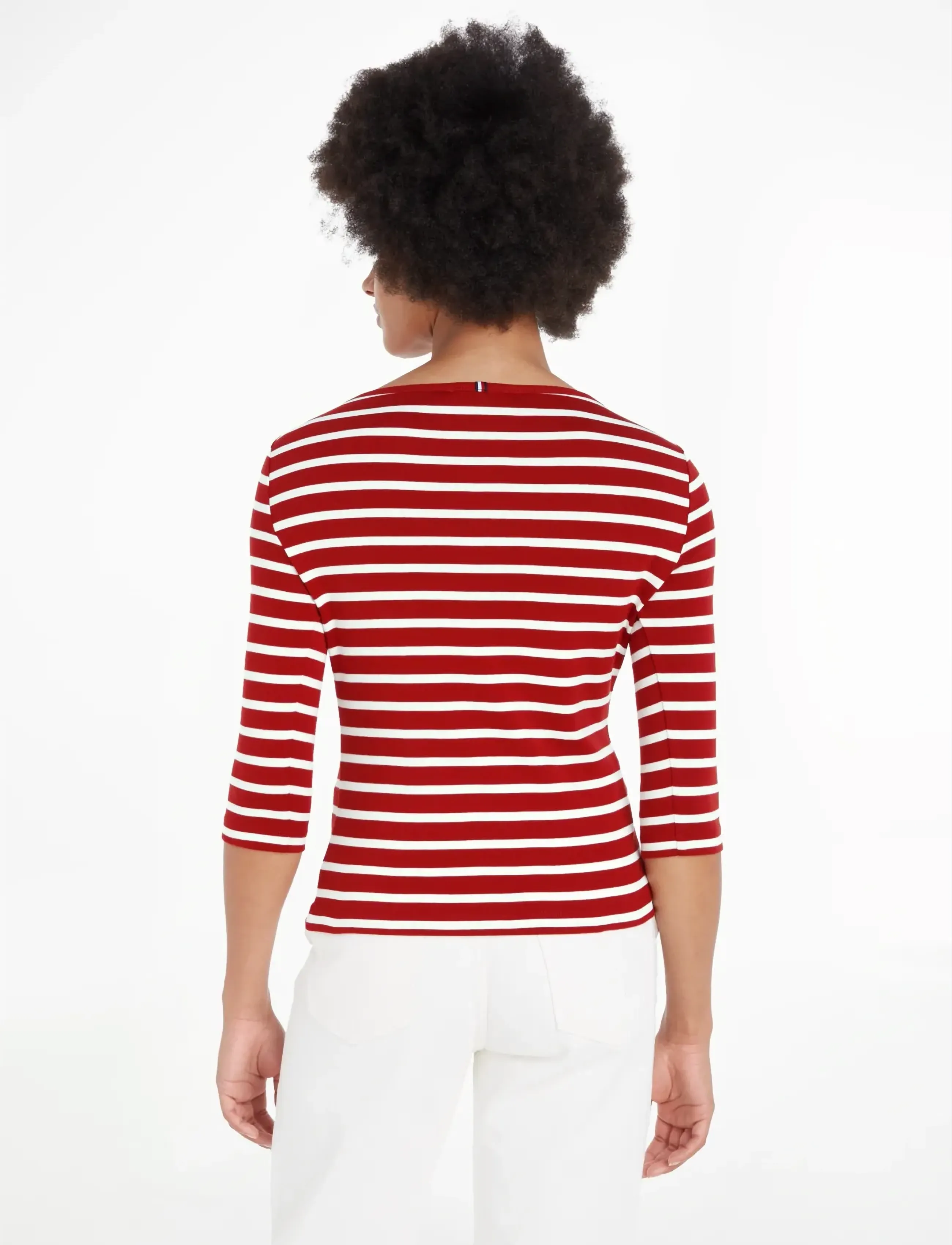 TOMMY HILFIGER Slim Cody Boat-Nk 3/4Slv långärmade t-shirt dam – bild 6