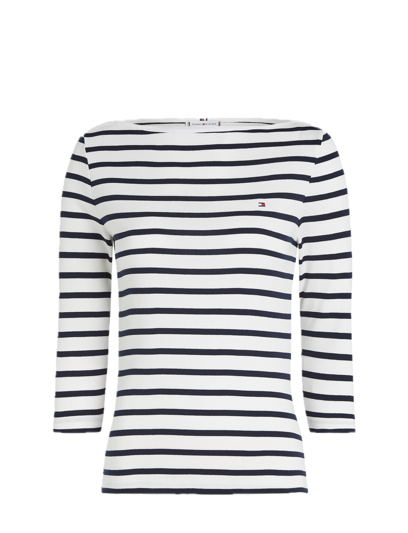 Tommy Hilfiger - CODY SLIM BOAT-NK 3/4 SLV - langærmede toppe - breton dark night navy stp - 1