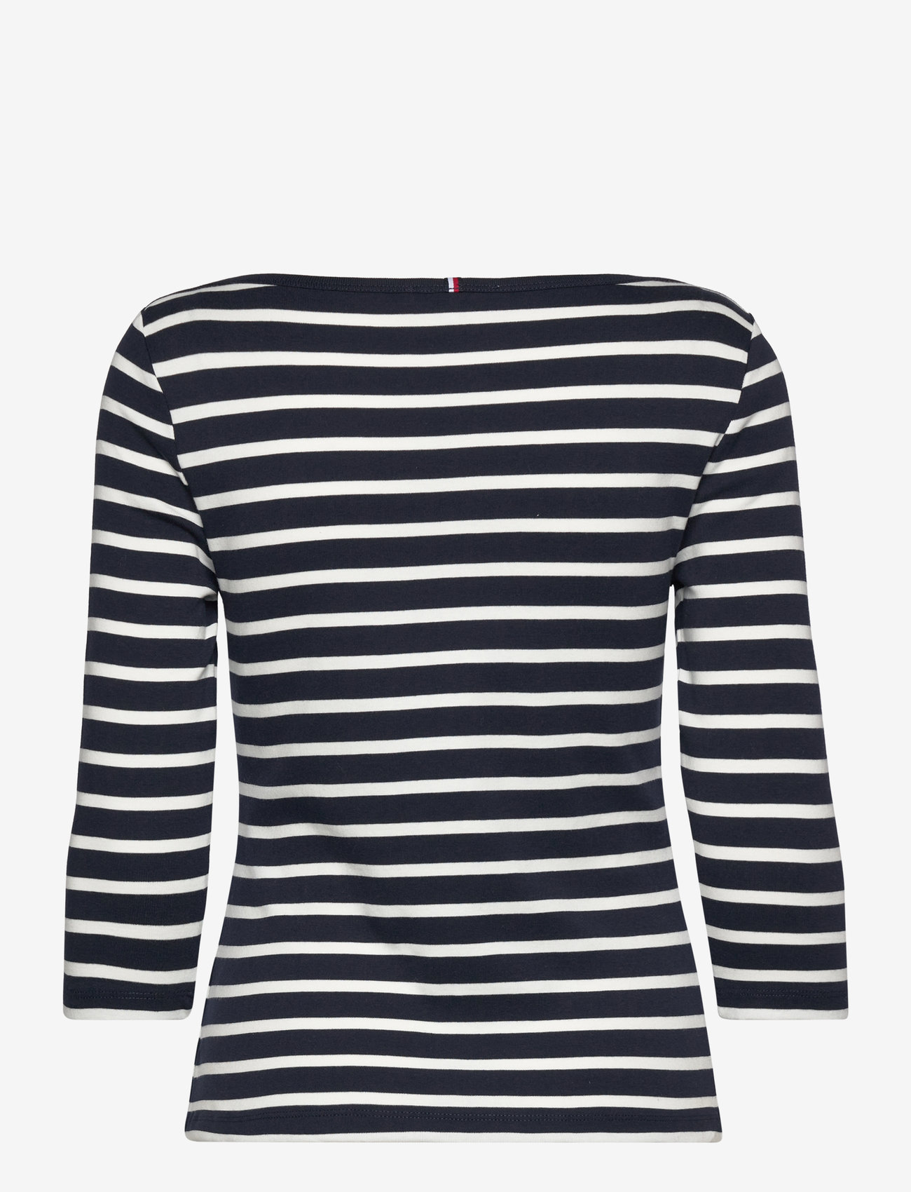 Tommy Hilfiger - SLIM CODY BOAT-NK 3/4SLV - pikkade varrukatega alussärgid - nos breton desert sky  ecru - 2