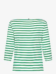 Tommy Hilfiger - NEW CODY SLIM BOAT-NK 3/4SLV - t-shirts met lange mouwen - breton ecru/olympic green - 1