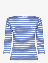 Tommy Hilfiger - NEW CODY SLIM BOAT-NK 3/4SLV - t-shirts met lange mouwen - breton stp/ blue spell/ ecru - 0