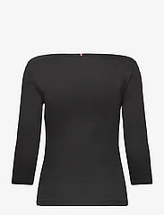 Tommy Hilfiger - NEW CODY SLIM BOAT-NK 3/4SLV - t-shirts met lange mouwen - black - 1