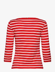 Tommy Hilfiger - NEW CODY SLIM BOAT-NK 3/4SLV - t-shirts met lange mouwen - breton fierce red/ecru - 1