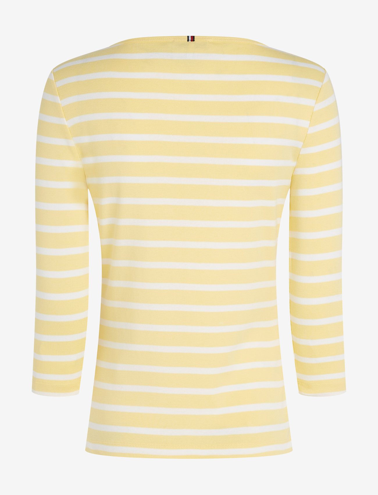 Tommy Hilfiger - SLIM CODY BOAT-NK 3/4SLV - autumn clothing - citronella/ ecru stp - 3