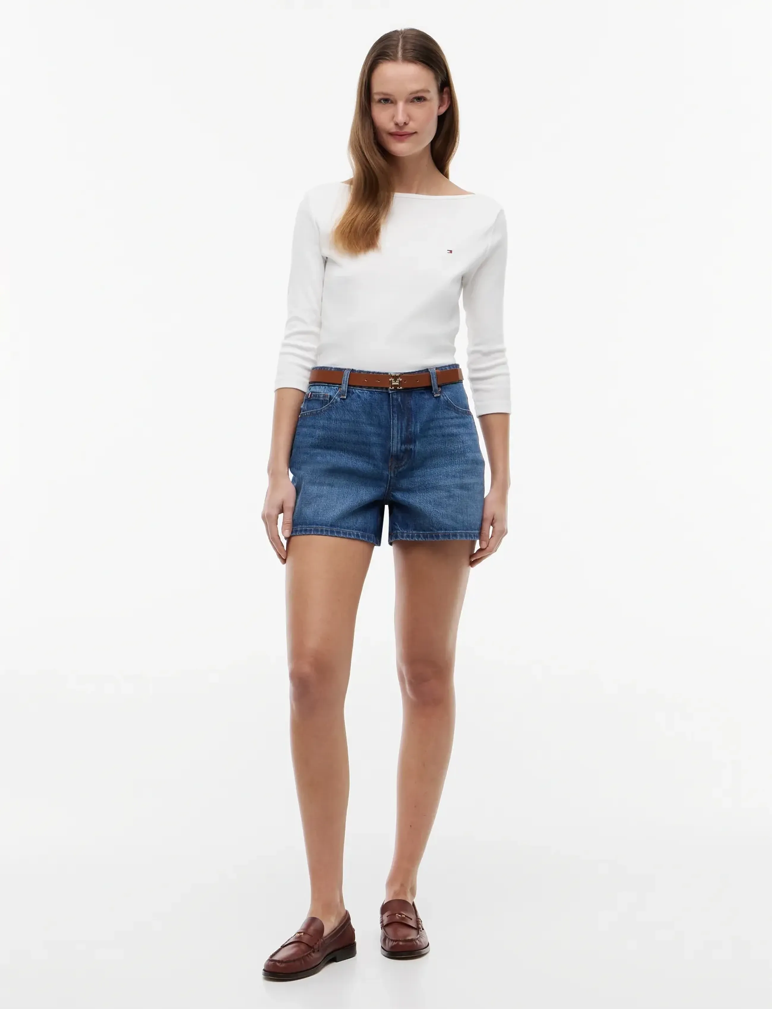 Tommy Hilfiger - CODY SLIM BOAT-NK 3/4 SLV - langerma toppar - nos ecru - 5