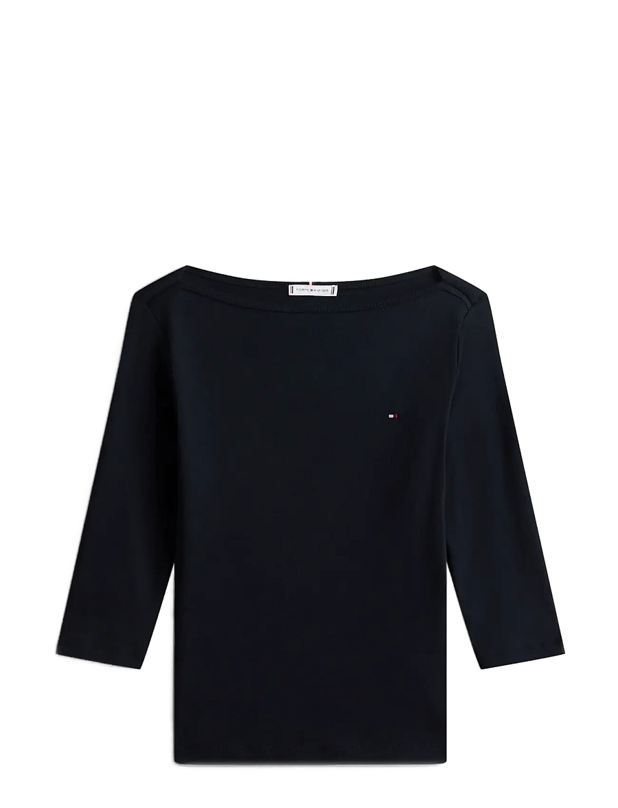 Tommy Hilfiger - CODY SLIM BOAT-NK 3/4 SLV - långärmade toppar - nos navy blue - 2