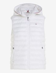 Tommy Hilfiger - LW PADDED GLOBAL STRIPE VEST - puffer vests - th optic white - 0