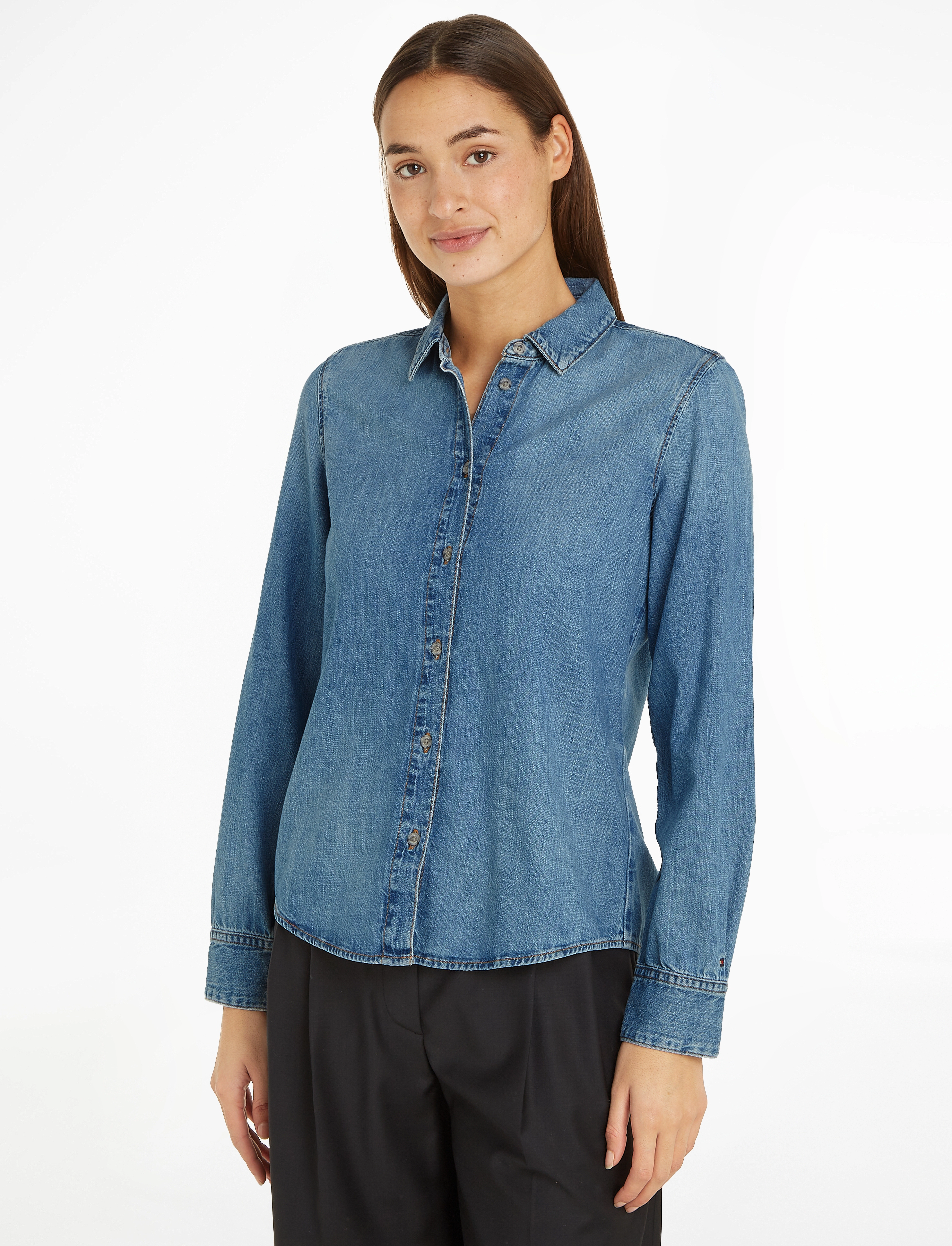 Tommy Hilfiger - DNM LS REGULAR SHIRT JOEY - joey - 1