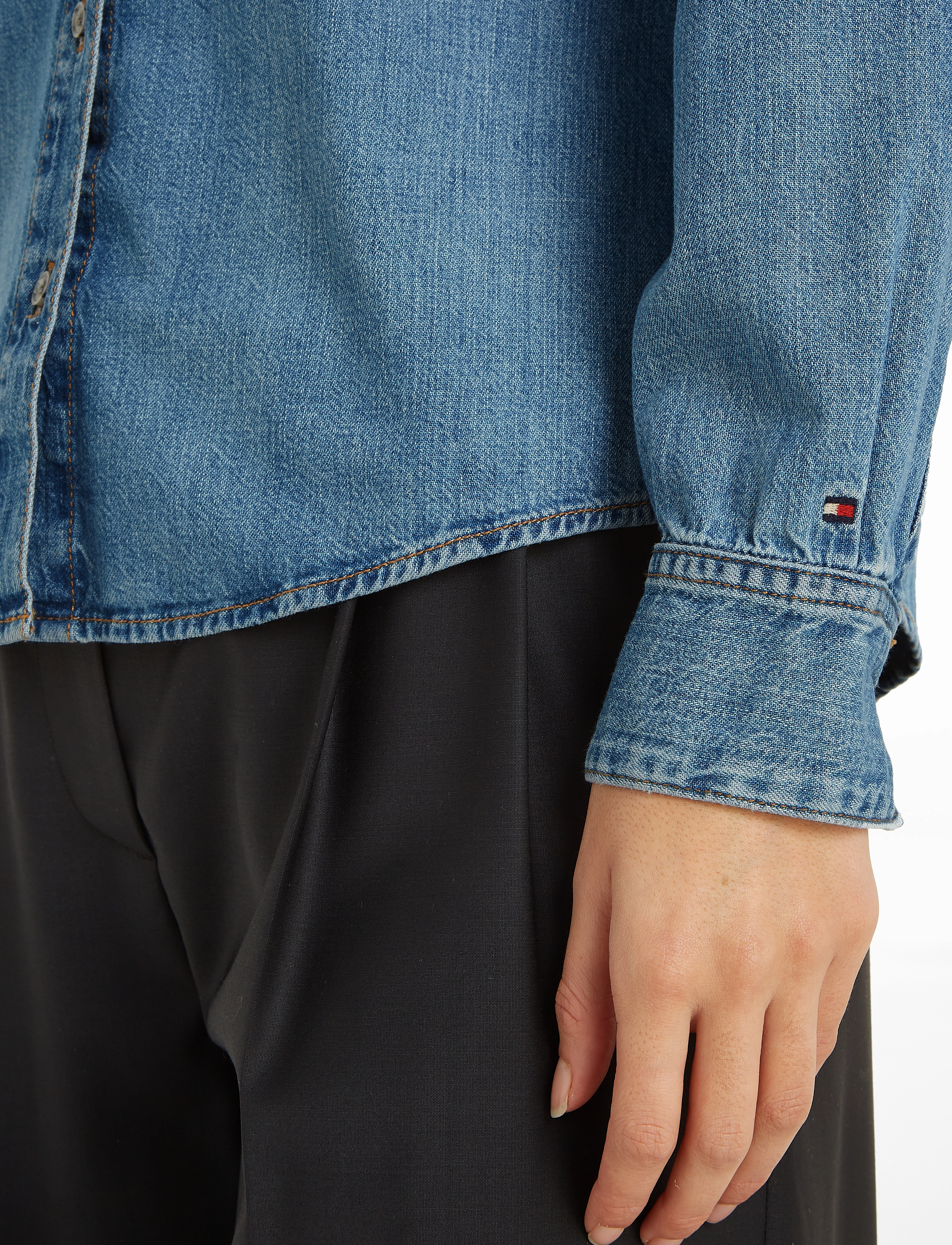 Tommy Hilfiger - DNM LS REGULAR SHIRT JOEY - joey - 3