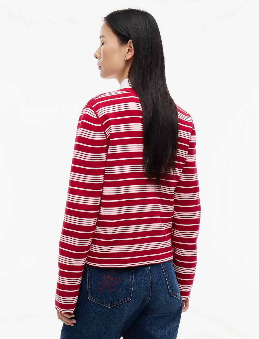 Tommy Hilfiger - CO JERSEY REVERSIBLE LS CARDI - raspberry juice - 2