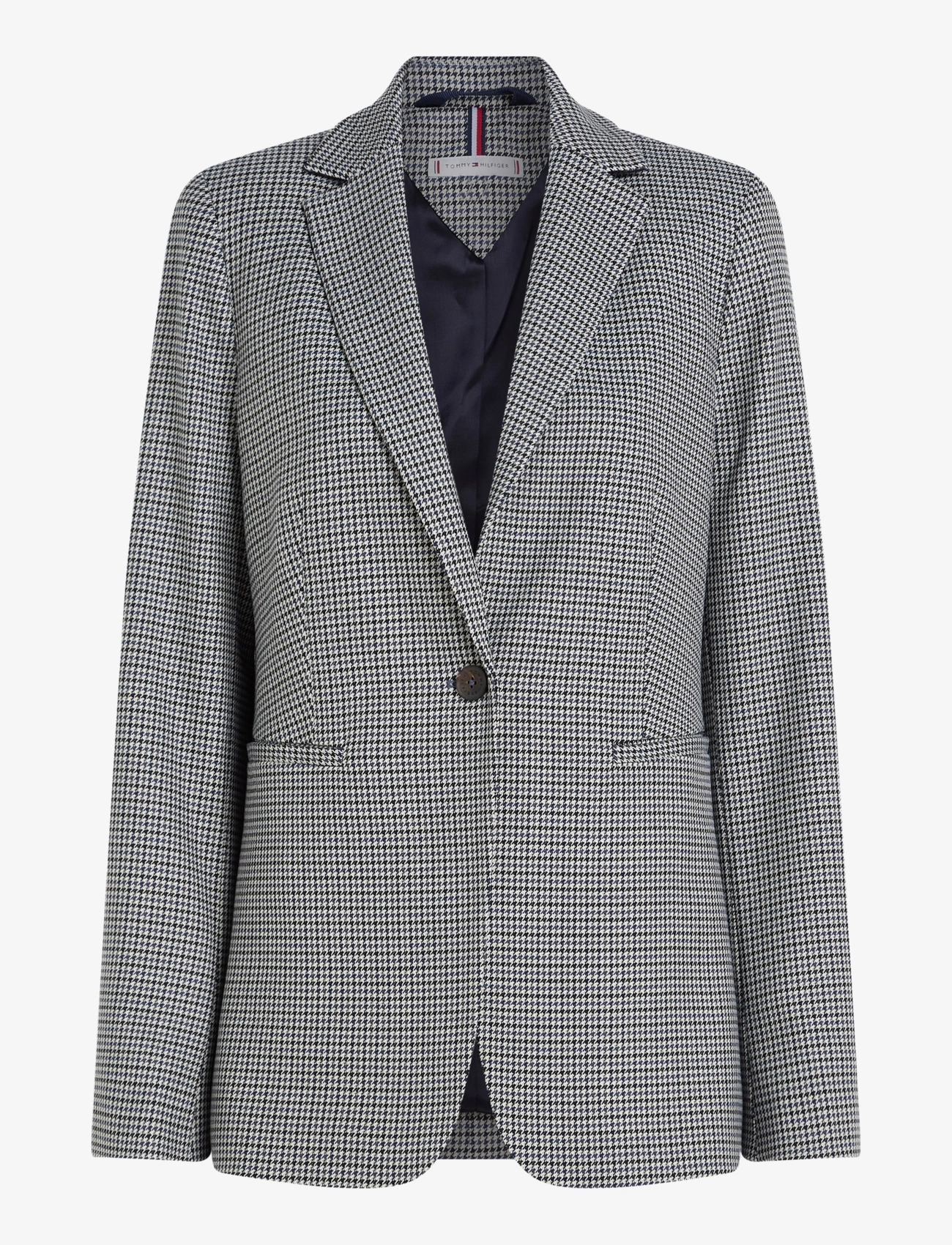 REGULAR CHECK SB BLAZER - SMALL BLUE GREY HOUNDSTOOTH
