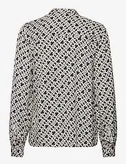 Tommy Hilfiger - AMD FLUID BLOUSE - blouses met lange mouwen - bevelled small monogram/ black - 1