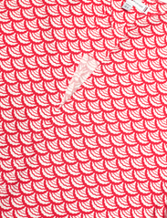 Tommy Hilfiger - SEAL AOP V-NECK BLOUSE - pitkähihaiset puserot - varsity seal print/ daring scarlet - 2