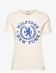 Tommy Hilfiger - REG CREST C-NK TEE SS - t-shirts - calico - 0