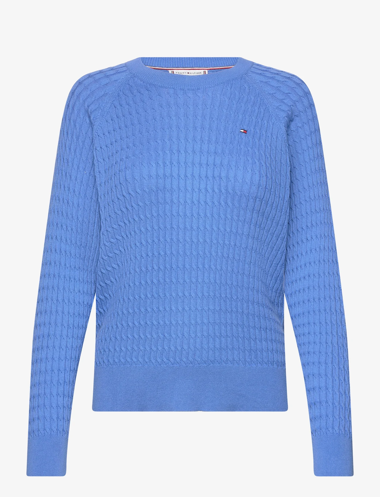 Tommy Hilfiger - CO CABLE C-NK SWEATER - pullover - blue spell - 0