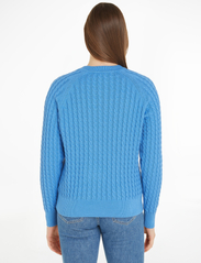 Tommy Hilfiger - CO CABLE C-NK SWEATER - pullover - blue spell - 3