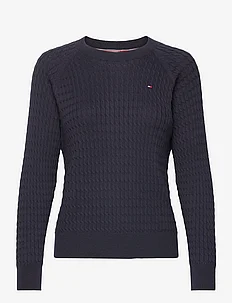 CO CABLE C-NK SWEATER, Tommy Hilfiger