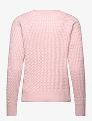 Tommy Hilfiger - CO CABLE C-NK SWEATER - striktrøjer - whimsy pink - 1