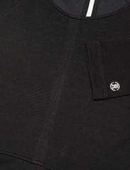 Tommy Hilfiger - F&F C-NK SHINY INTERLOCK LS DRS - korte jurken - black - 2