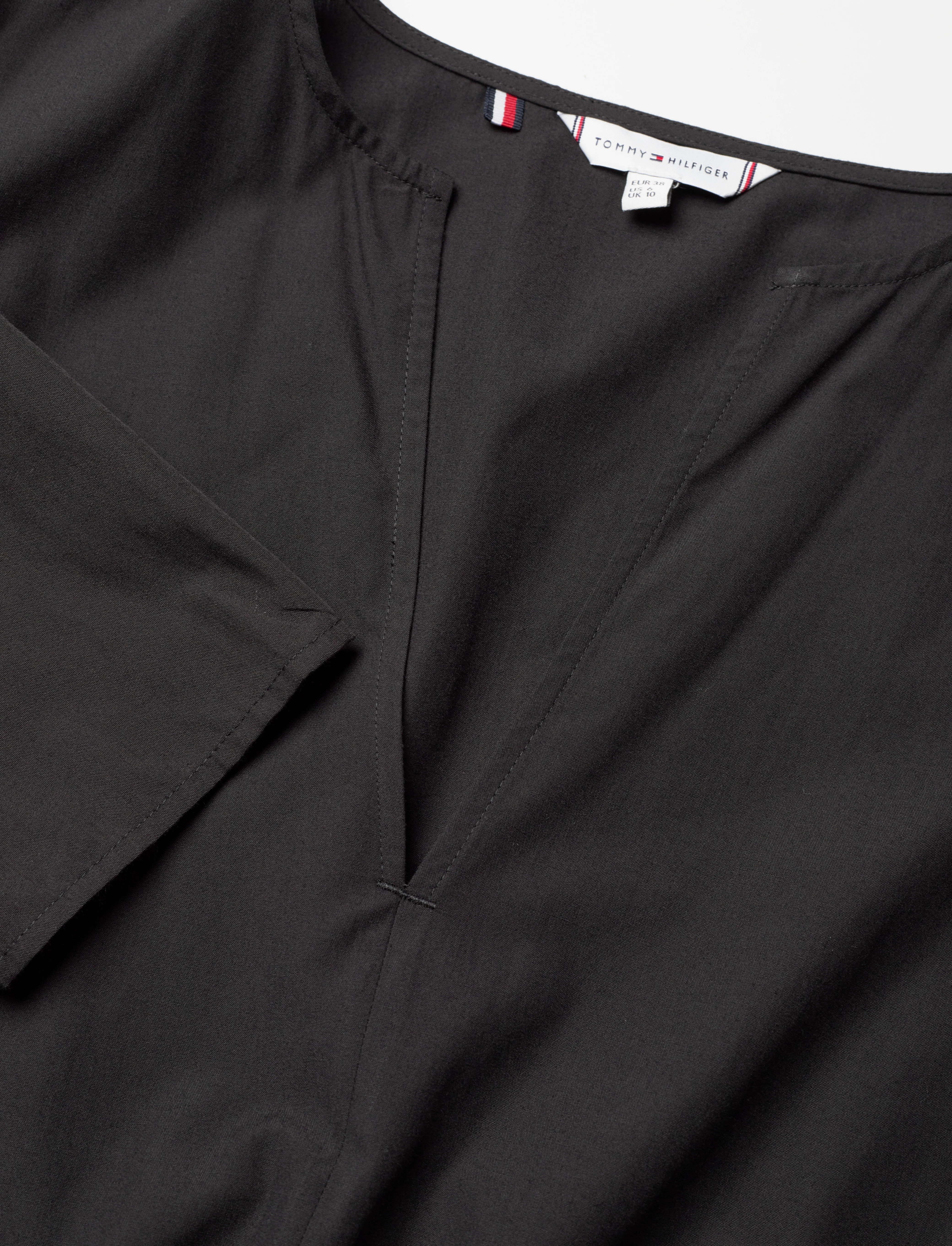 Tommy Hilfiger - STITCH PLEATED MIDI DRESS - sommerkjoler - black - 2