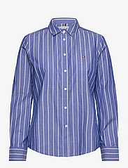 Tommy Hilfiger - BASEBALL STRIPE REGULAR SHIRT - långärmade skjortor - small baseball stp/ blue - 0